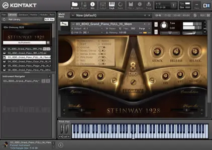 8Diо Legacy 1928 Steinway Scoring Piano KONTAKT