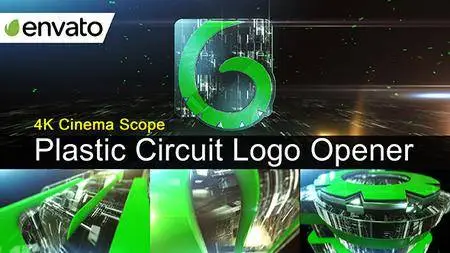 Plastic Circuit Logo Opener / Element 3D - Project for After Effects (VideoHive)