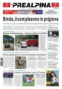 La Prealpina - 11 Agosto 2017