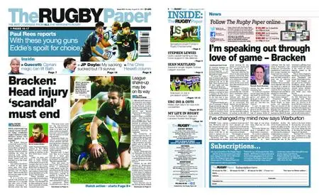 The Rugby Paper – August 22, 2021