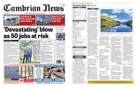 Cambrian News Arfon & Dwyfor – 11 September 2020