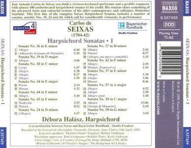 Débora Halász - Carlos Seixas: Harpsichord Sonatas, Vol.1 (2006)