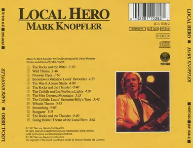 Mark Knopfler - Local Hero (1983) [Vertigo 811 038-2, Remastered]