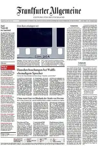 Frankfurter Allgemeine Zeitung vom Freitag, 20. Januar 2012