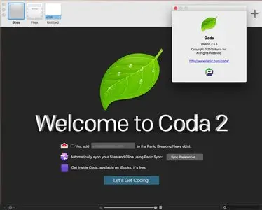 Coda 2.5.6 Mac OS X