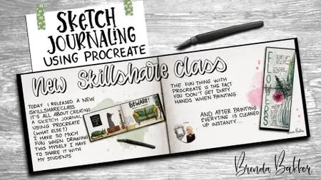 Creating a lovely Sketch Journal Using Procreate