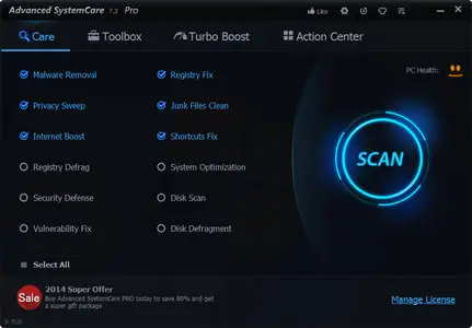 Advanced SystemCare Pro 7.3.0.454 Multilanguage Portable