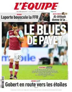 L'equipe du Mardi 3 Janvier 2017