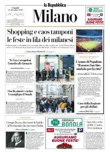 la Repubblica Milano - 24 Dicembre 2021