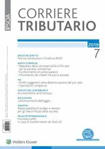 Corriere Tributario - Luglio 2019