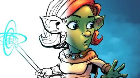 Let's Color a Goblin with Procreate! Complete Color Process