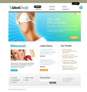 Ideal Body Website Template