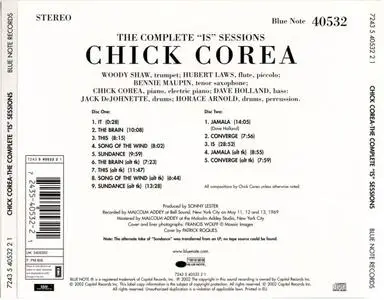 Chick Corea - The Complete IS Sessions (2002) [2CDs] {BN 40532}