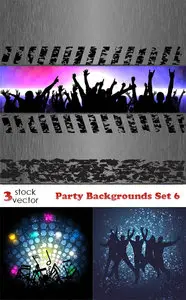Vectors - Party Backgrounds Set 6