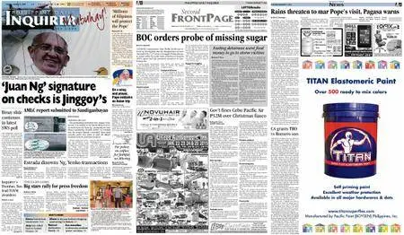 Philippine Daily Inquirer – January 13, 2015