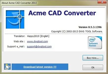 Acme CAD Converter 2013 8.5.3.1396