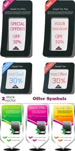 Vectors - Offer Symbols