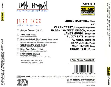 Lionel Hampton & The Golden Men Of Jazz – Live At The Blue Note – Just Jazz (1991)