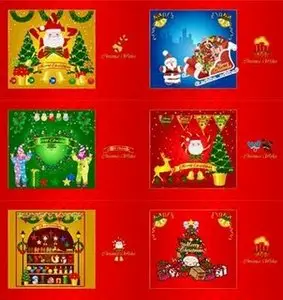 Christmas Vector Cards No.1