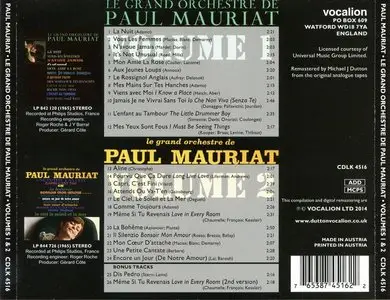 Paul Mauriat - Le Grand Orchestre De Paul Mauriat: Volumes 1 & 2 (2014)