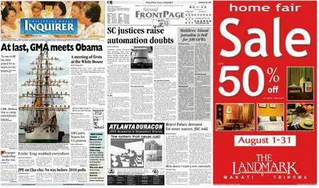 Philippine Daily Inquirer – July 31, 2009