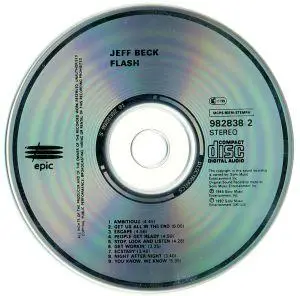 Jeff Beck - Flash (1985) {Epic} {1st UK press}