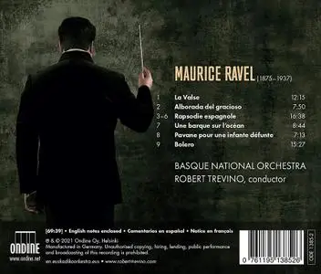 Robert Trevino, Basque National Orchestra - Ravel: Bolero; La Valse; Rapsodie espagnole (2021)