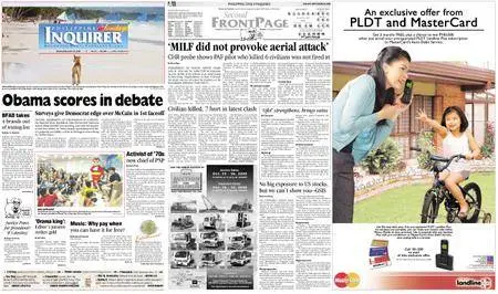 Philippine Daily Inquirer – September 28, 2008