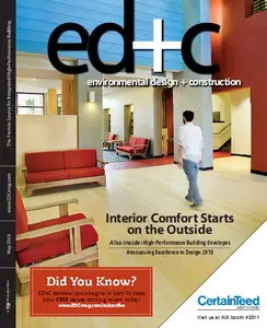 Environmental Design + Construction Magazine May 2010