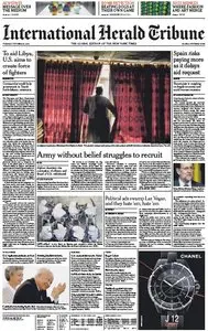 International Herald Tribune from Tuesday, 16. October 2012