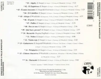 Ernesto Snajer & Palle Windfeldt - Guitarreros (1999) {ECM/Carmo}