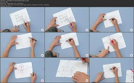 Technical Drawing Techniques for 3D Representation