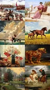 Painting Wallpaper Collection Set 3