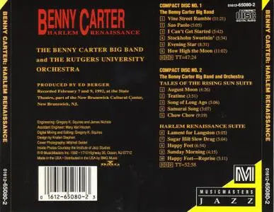 Benny Carter - Harlem Renaissance (1992) {2CD Set MusicMasters Jazz}