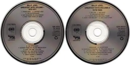 Billy Joel - Greatest Hits Volume I & Volume II: 1973-1985 (1985) 2CD