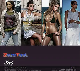 FlashMint 2615 rip Fashion brand ecommerce XML flash template