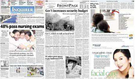 Philippine Daily Inquirer – August 27, 2007
