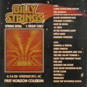 Billy Strings - 2026-04-14 First Horizon Coliseum, Greensboro, NC (2026)