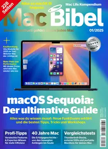 Mac Life Mac Bibel Magazin - Januar 2025