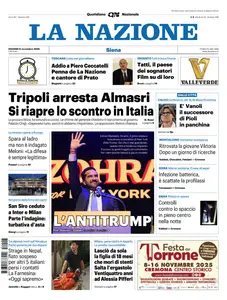 La Nazione Siena - 6 Novembre 2025