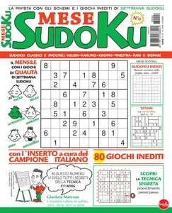 Settimana Sudoku Mese N.92 - Ottobre 2026