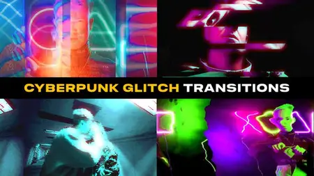 Cyberpunk Glitch Transitions | After Effects 52536462