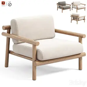 3dsky - Ayana armchair by B&B Italia 5156937 - 3D Model