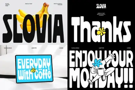 Slovia - Bold Condensed Font