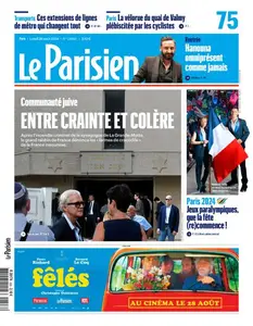 Le Parisien du Lundi 26 Août 2024