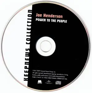 Joe Henderson - Power To The People (1969) {2007 Milestone} [Keepnews Collection Complete Series] (Item #3)