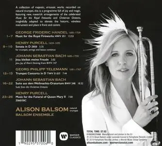 Alison Balsom, Balsom Ensemble - Royal Fireworks: Handel, Bach, Purcell, Telemann (2019)