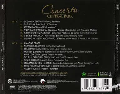 Andrea Bocelli - Concerto: One Night In Central Park (2011)