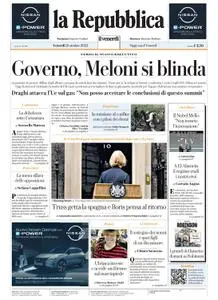 la Repubblica - 21 Ottobre 2022