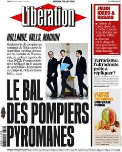 Libération du Jeudi 14 Juillet 2016